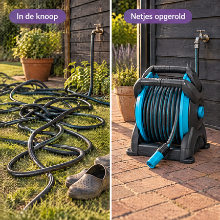 infographic opus55 infographic 5 - Cheqo® Tuinslanghaspel met Slang en Accessoires