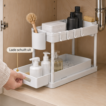 infographic opus55 infographic 2 - Cheqo® Keukenkast Organizer Wit