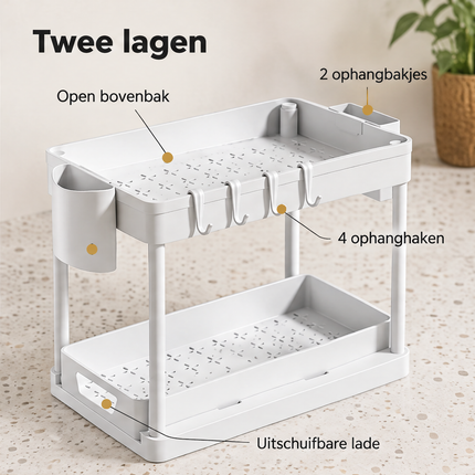 infographic opus55 infographic 3 - Cheqo® Keukenkast Organizer Wit