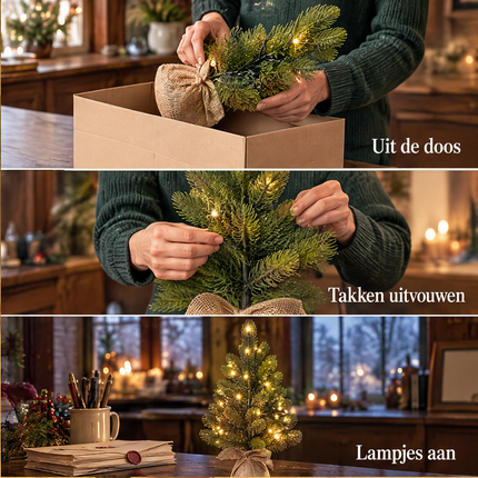 infographic opus55 infographic 3 - Cheqo® Mini Kerstboom 60 cm met Verlichting Warm Wit