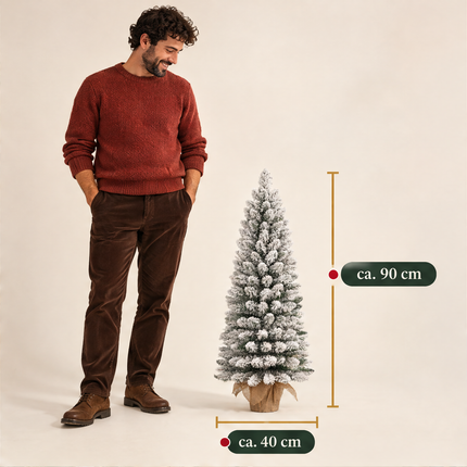 infographic opus55 infographic 2 - Cheqo® Mini Kerstboom 90 cm met Sneeuw zonder Verlichting