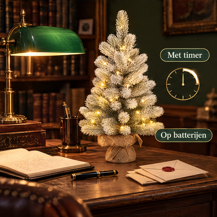 infographic opus55 infographic 4 - Cheqo® Mini Kerstboom 60 cm met Sneeuw en Verlichting Warm Wit