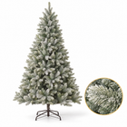 infographic opus55 hoofdafbeelding - Cheqo® Kunstkerstboom 240 cm met Sneeuw zonder Verlichting