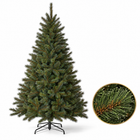 infographic opus55 hoofdafbeelding - Cheqo® Kunstkerstboom 155 cm Ø100 cm met Witte Naaldpuntjes zonder Verlichting