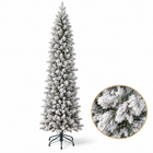 infographic opus55 hoofdafbeelding - Cheqo® Kunstkerstboom 230 cm met Sneeuw zonder Verlichting