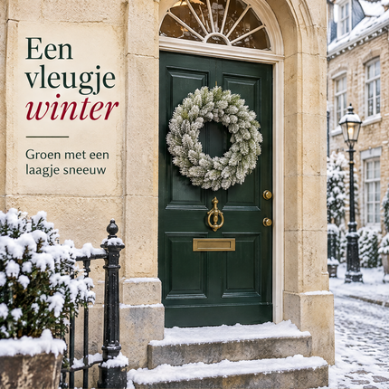 infographic opus55 infographic 1 - Cheqo® Kerstkrans 60 cm Licht Besneeuwd zonder Verlichting