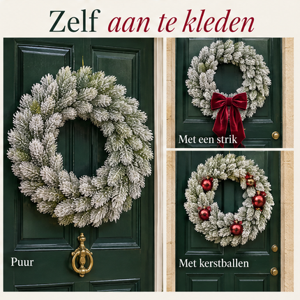 infographic opus55 infographic 6 - Cheqo® Kerstkrans 60 cm Licht Besneeuwd zonder Verlichting