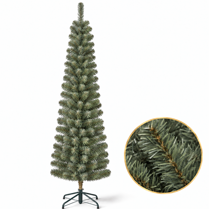 infographic opus55 hoofdafbeelding - Cheqo® Kunstkerstboom 185 cm Ø55 cm zonder Verlichting