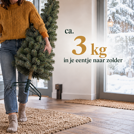 infographic opus55 infographic 4 - Cheqo® Kunstkerstboom 185 cm Ø55 cm zonder Verlichting