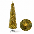 infographic opus55 hoofdafbeelding - Cheqo® Kunstkerstboom 185 cm Ø55 cm met Verlichting Warm Wit