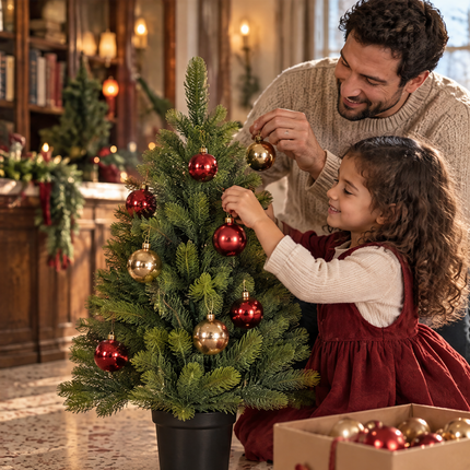 infographic opus55 infographic 6 - Cheqo® Mini Kerstboom 90 cm zonder Verlichting