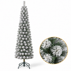 infographic opus55 hoofdafbeelding - Cheqo® Kunstkerstboom 185 cm Ø55 cm met Sneeuw zonder Verlichting
