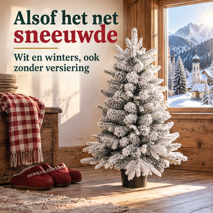 infographic opus55 infographic 1 - Cheqo® Mini Kerstboom 90 cm met Sneeuw zonder Verlichting
