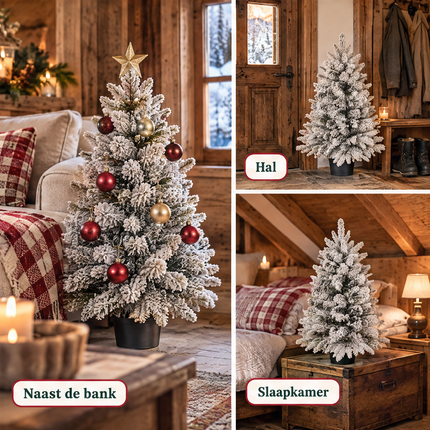 infographic opus55 infographic 6 - Cheqo® Mini Kerstboom 90 cm met Sneeuw zonder Verlichting