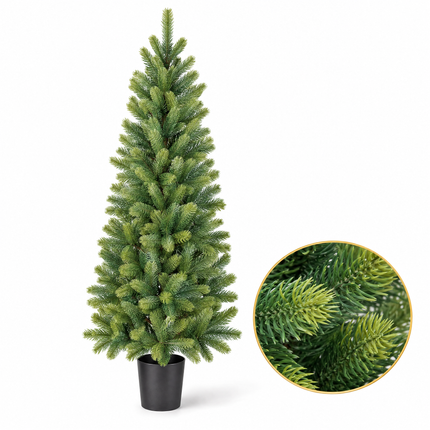 infographic opus55 hoofdafbeelding - Cheqo® Kunstkerstboom 120 cm Ø60 cm zonder Verlichting