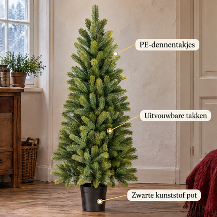 infographic opus55 infographic 2 - Cheqo® Kunstkerstboom 120 cm Ø60 cm zonder Verlichting
