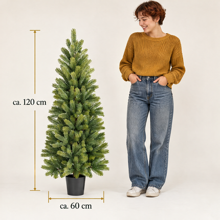 infographic opus55 infographic 6 - Cheqo® Kunstkerstboom 120 cm Ø60 cm zonder Verlichting