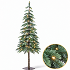 infographic opus55 hoofdafbeelding - Cheqo® Kunstkerstboom 155 cm met Verlichting Warm Wit