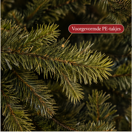 infographic opus55 infographic 2 - Cheqo® Kunstkerstboom 155 cm zonder Verlichting