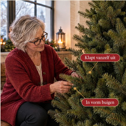 infographic opus55 infographic 6 - Cheqo® Kunstkerstboom 155 cm zonder Verlichting