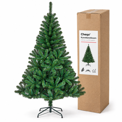 infographic opus55 verpakking - Cheqo® Kunstkerstboom 230 cm