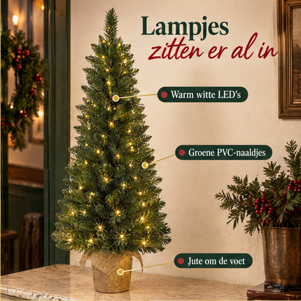 infographic opus55 infographic 3 - Cheqo® Mini Kerstboom 90 cm met Verlichting Warm Wit