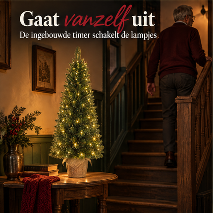 infographic opus55 infographic 4 - Cheqo® Mini Kerstboom 90 cm met Verlichting Warm Wit