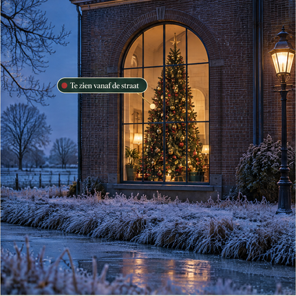 infographic opus55 infographic 2 - Cheqo® Kunstkerstboom 230 cm met Witte Naaldpuntjes zonder Verlichting