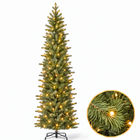 infographic opus55 hoofdafbeelding - Cheqo® Kunstkerstboom 215 cm met Verlichting Warm Wit