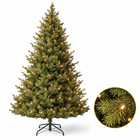 infographic opus55 hoofdafbeelding - Cheqo® Kunstkerstboom 215 cm met Verlichting Warm Wit