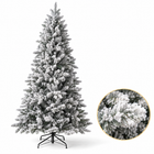 infographic opus55 hoofdafbeelding - Cheqo® Kunstkerstboom 185 cm met Sneeuw zonder Verlichting