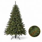 infographic opus55 hoofdafbeelding - Cheqo® Kunstkerstboom 120 cm Ø85 cm met Witte Naaldpuntjes zonder Verlichting