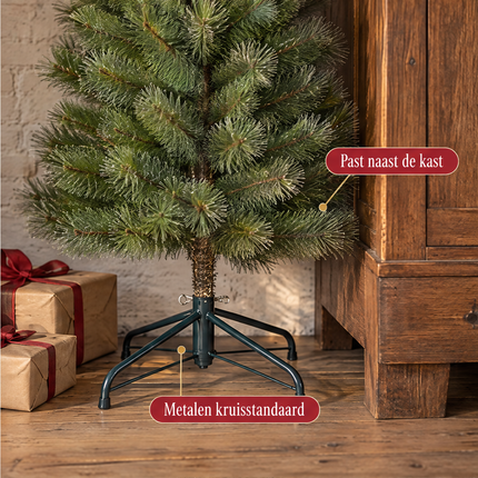 infographic opus55 infographic 3 - Cheqo® Kunstkerstboom 260 cm met Witte Naaldpuntjes