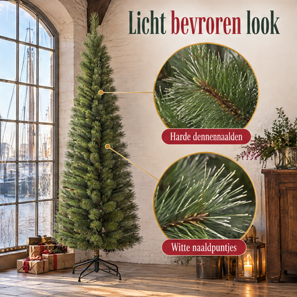 infographic opus55 infographic 5 - Cheqo® Kunstkerstboom 260 cm met Witte Naaldpuntjes