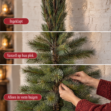 infographic opus55 infographic 6 - Cheqo® Kunstkerstboom 260 cm met Witte Naaldpuntjes