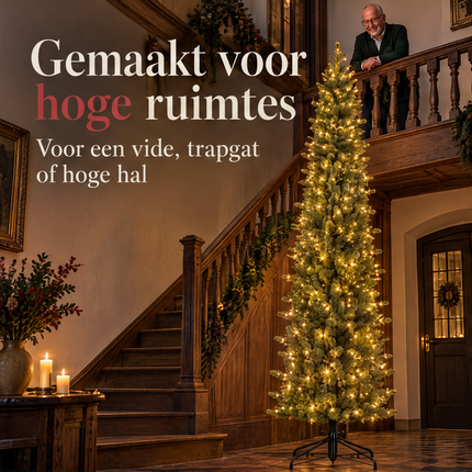 infographic opus55 infographic 1 - Cheqo® Kunstkerstboom 260 cm met Verlichting Warm Wit