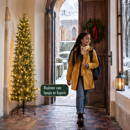 infographic opus55 infographic 3 - Cheqo® Kunstkerstboom 260 cm met Verlichting Warm Wit