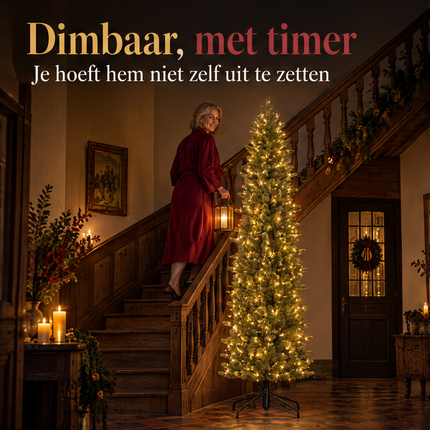 infographic opus55 infographic 4 - Cheqo® Kunstkerstboom 260 cm met Verlichting Warm Wit
