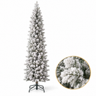 infographic opus55 hoofdafbeelding - Cheqo® Kunstkerstboom 215 cm met Sneeuw zonder Verlichting