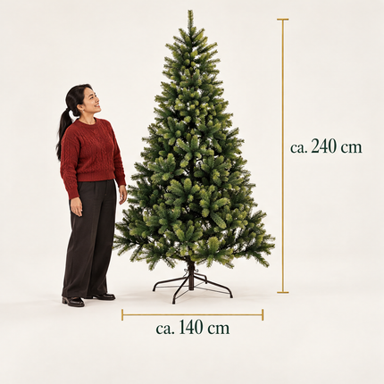 infographic opus55 infographic 4 - Cheqo® Kunstkerstboom 240 cm zonder Verlichting