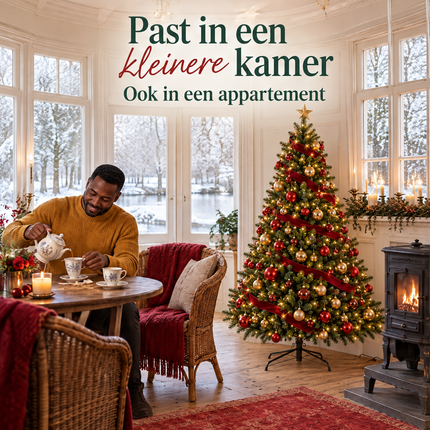 infographic opus55 infographic 1 - Cheqo® Kunstkerstboom 150 cm zonder Verlichting