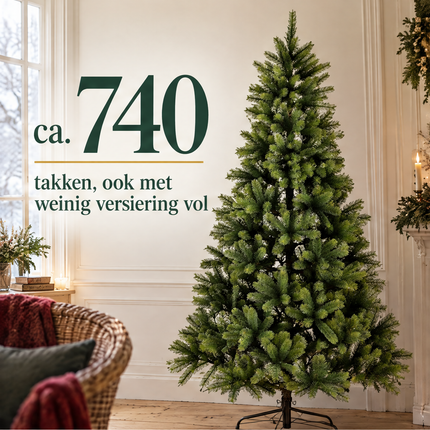 infographic opus55 infographic 2 - Cheqo® Kunstkerstboom 150 cm zonder Verlichting