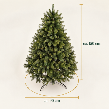 infographic opus55 infographic 5 - Cheqo® Kunstkerstboom 150 cm zonder Verlichting