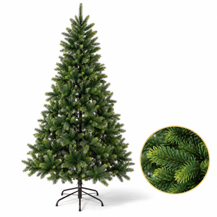 infographic opus55 hoofdafbeelding - Cheqo® Kunstkerstboom 180 cm zonder Verlichting