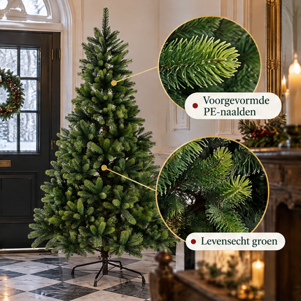 infographic opus55 infographic 2 - Cheqo® Kunstkerstboom 180 cm zonder Verlichting