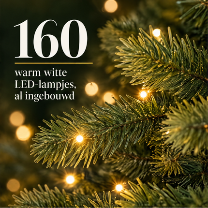 infographic opus55 infographic 2 - Cheqo® Kunstkerstboom 180 cm met Verlichting Warm Wit