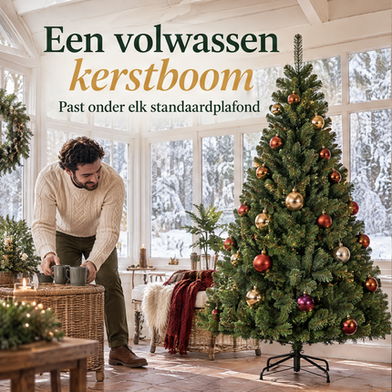 infographic opus55 infographic 1 - Cheqo® Kunstkerstboom 185 cm Ø115 cm zonder Verlichting