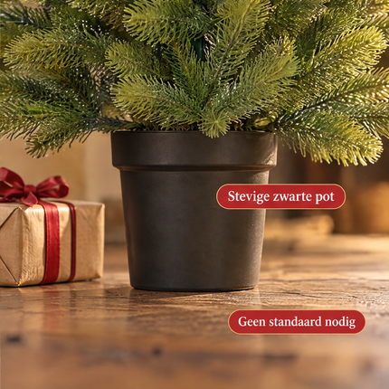 infographic opus55 infographic 6 - Cheqo® Mini Kerstboom 90 cm in Zwarte Pot