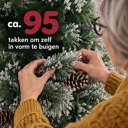 infographic opus55 infographic 4 - Cheqo® Mini Kerstboom 90 cm met Sneeuw zonder Verlichting