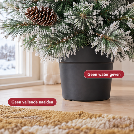 infographic opus55 infographic 6 - Cheqo® Mini Kerstboom 90 cm met Sneeuw zonder Verlichting